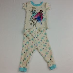 Disney Frozen Toddler Girls 2PC Snug-Fit Pajamas Graphic Print (12M)